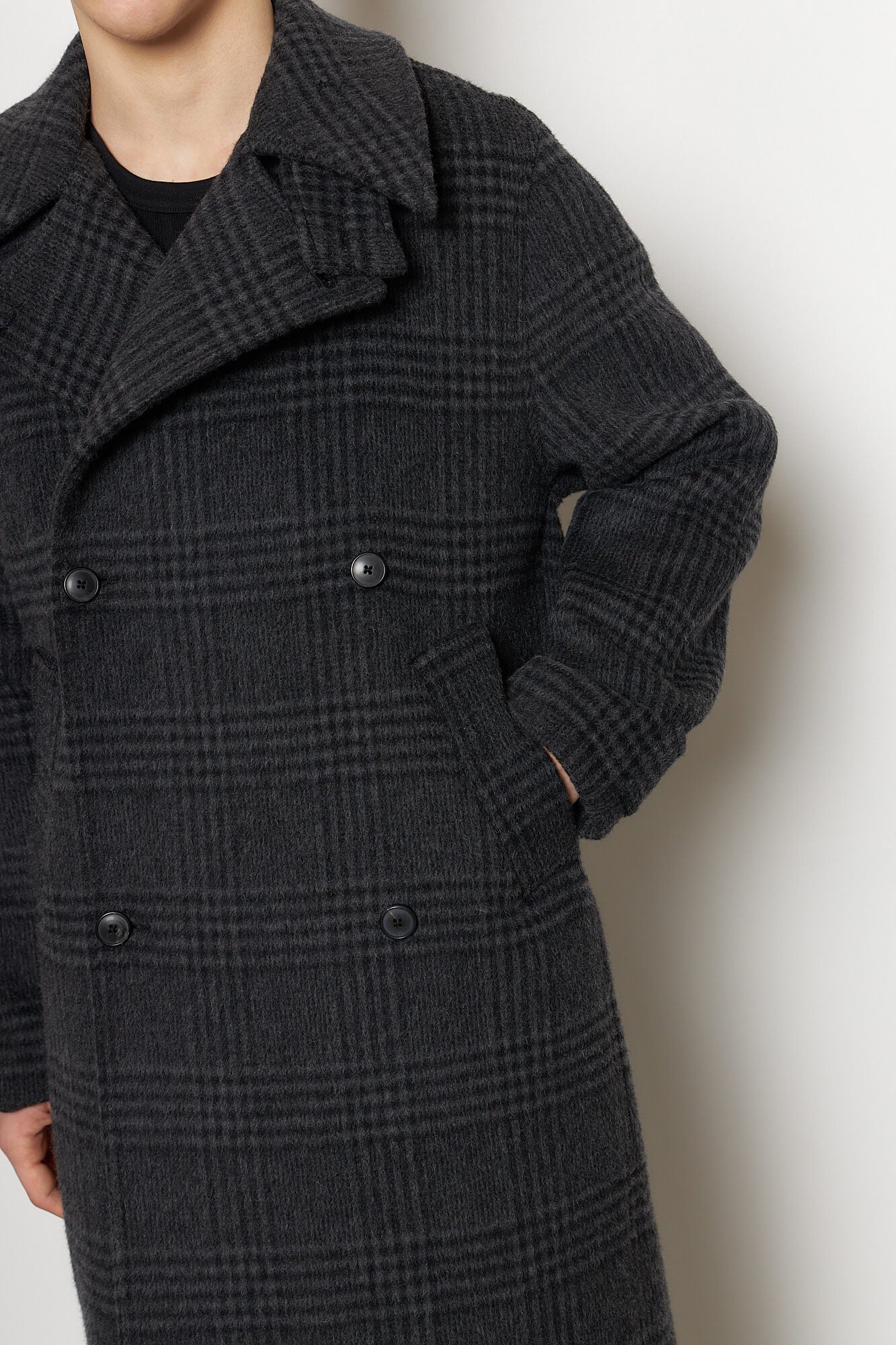 Another Coat 3.0 Grey Black Tartan