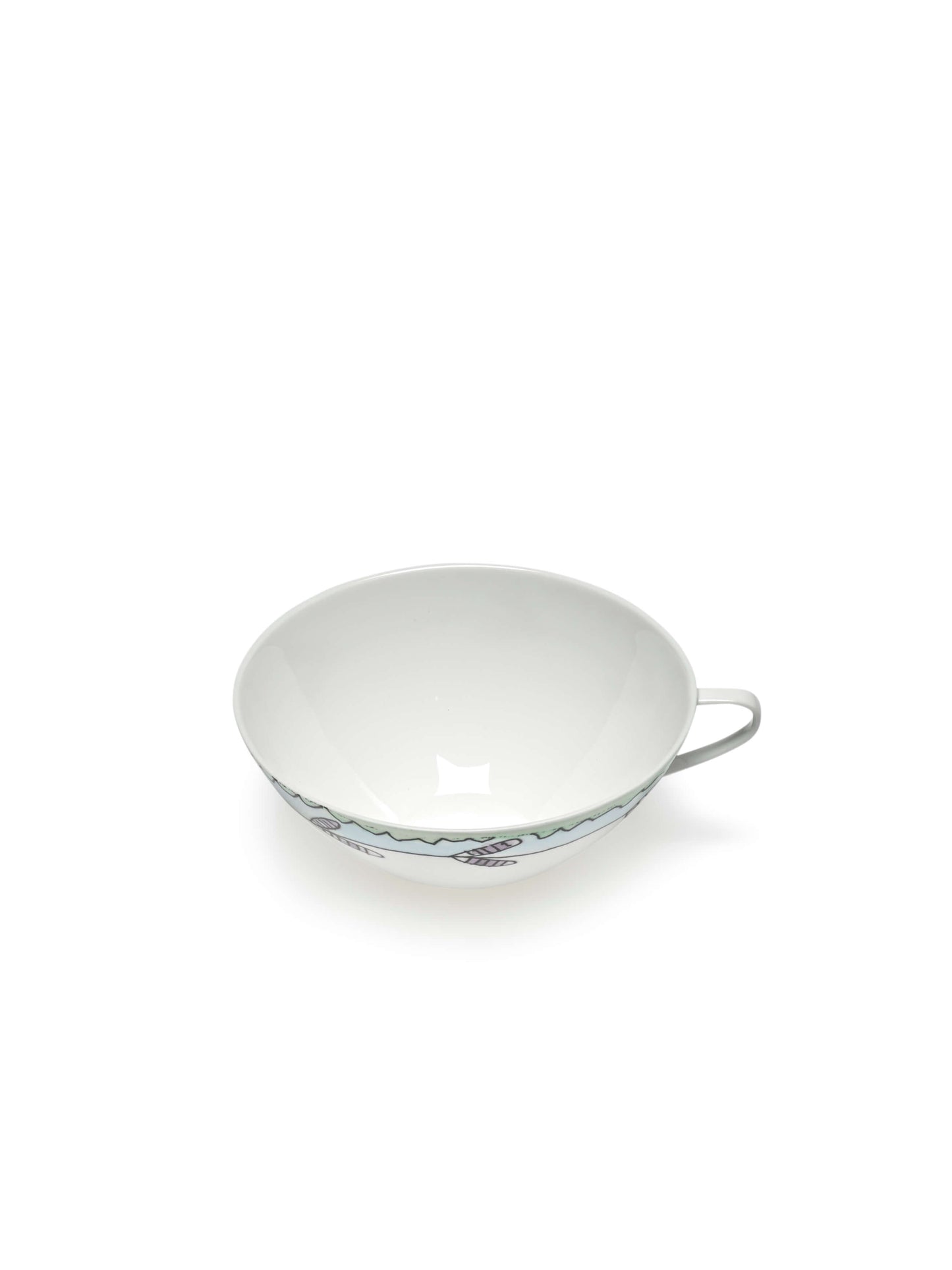 Coffee Cup Low + Saucer Blossom Milk Mf