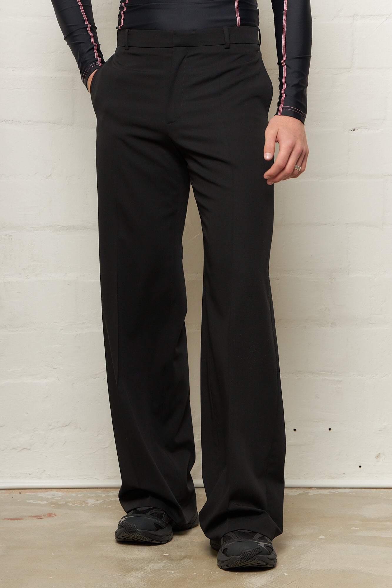 Otto Wide Leg Trousers Black