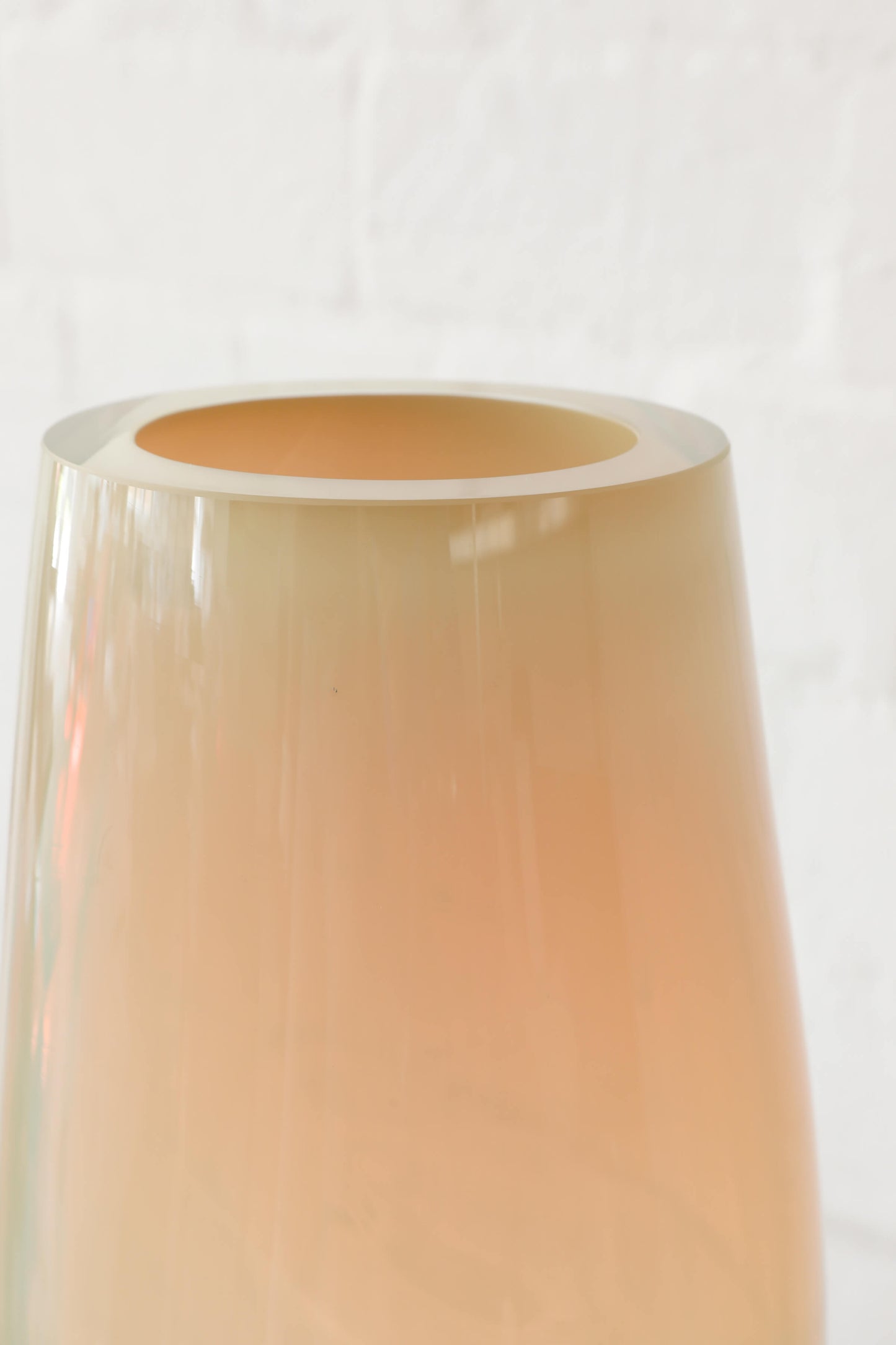 Vase Supernova IV Amber Iridescent XL