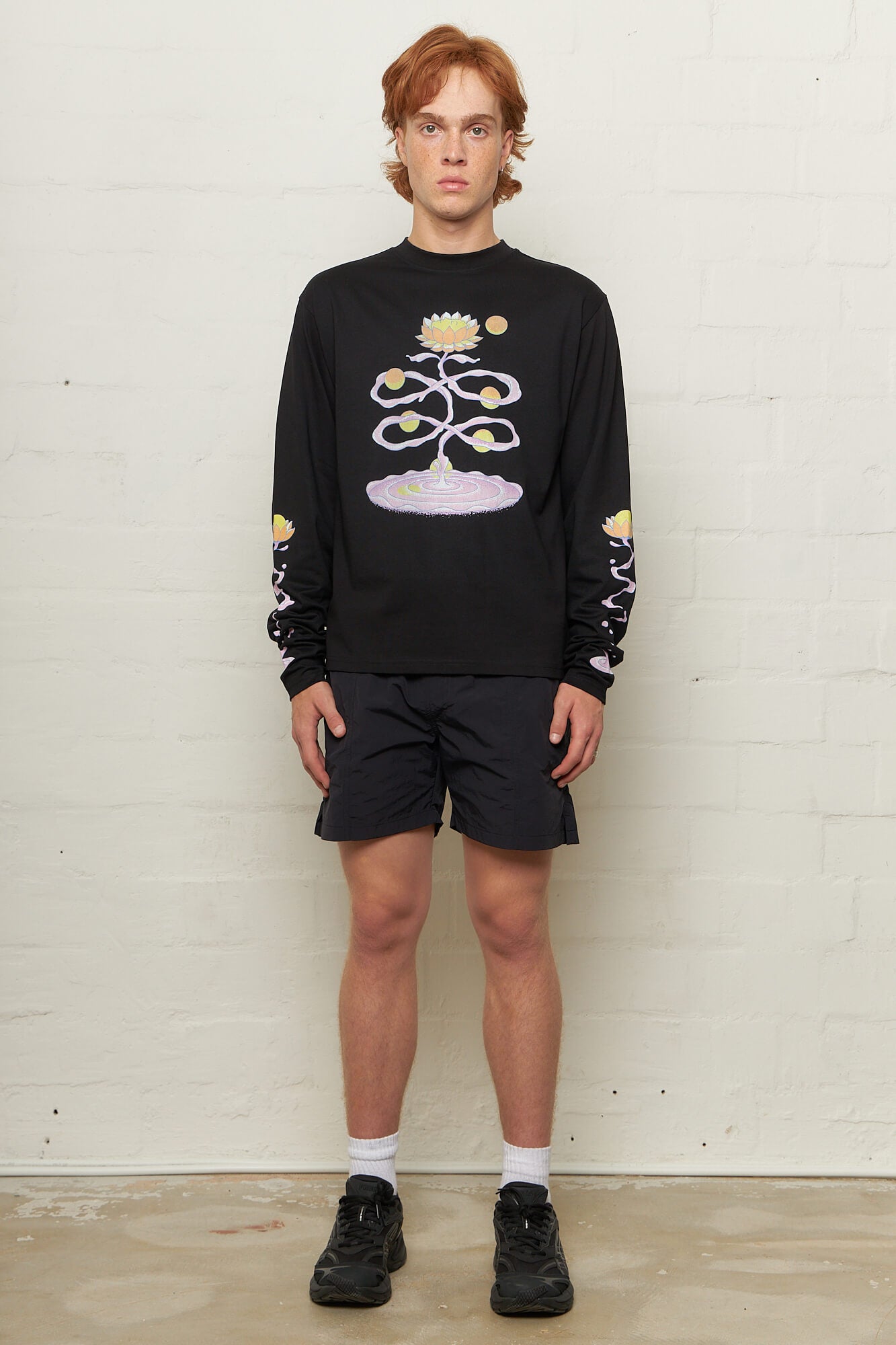 Zarqua Longsleeve T-Shirt Black