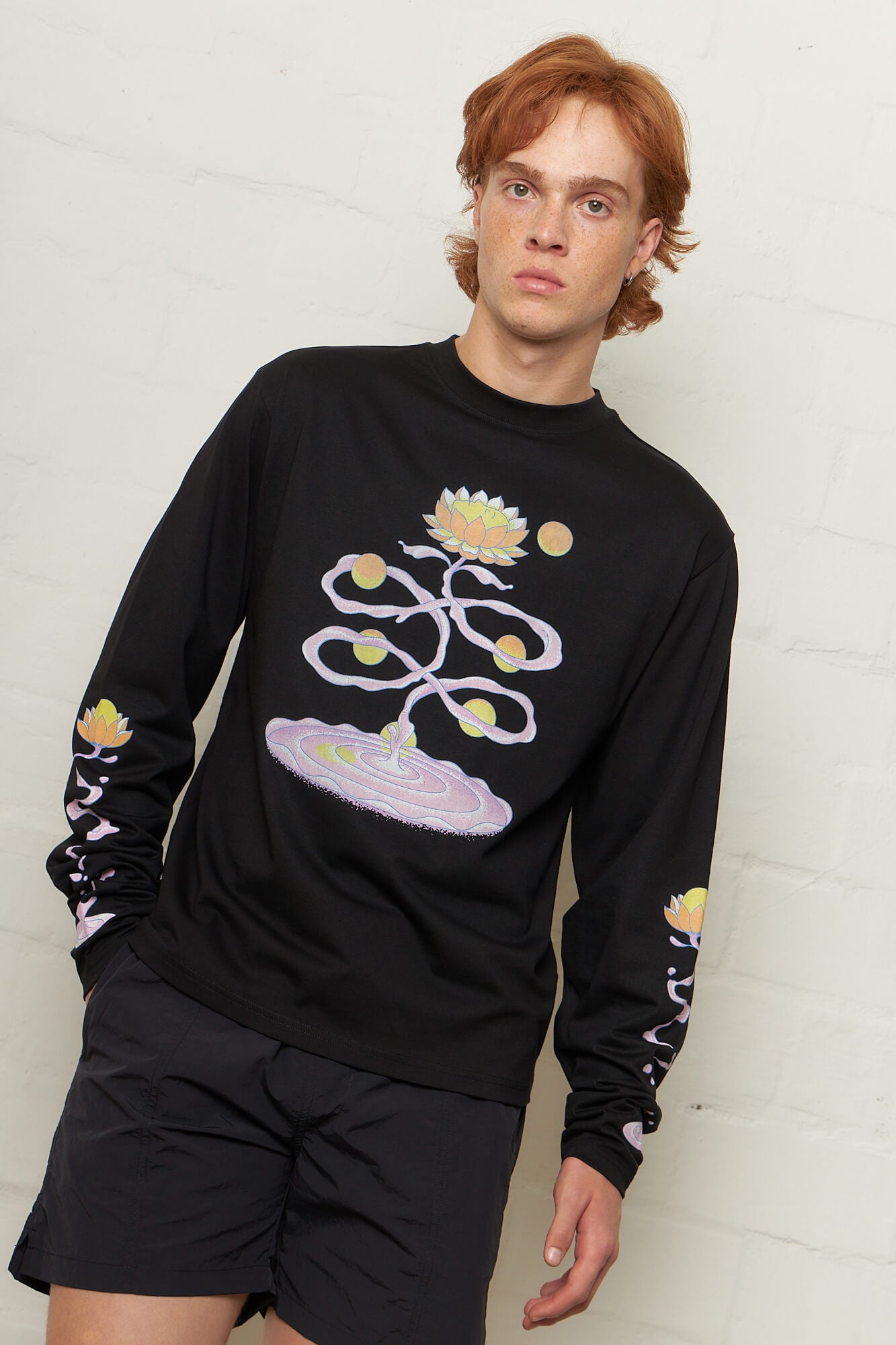 Zarqua Longsleeve T-Shirt Black