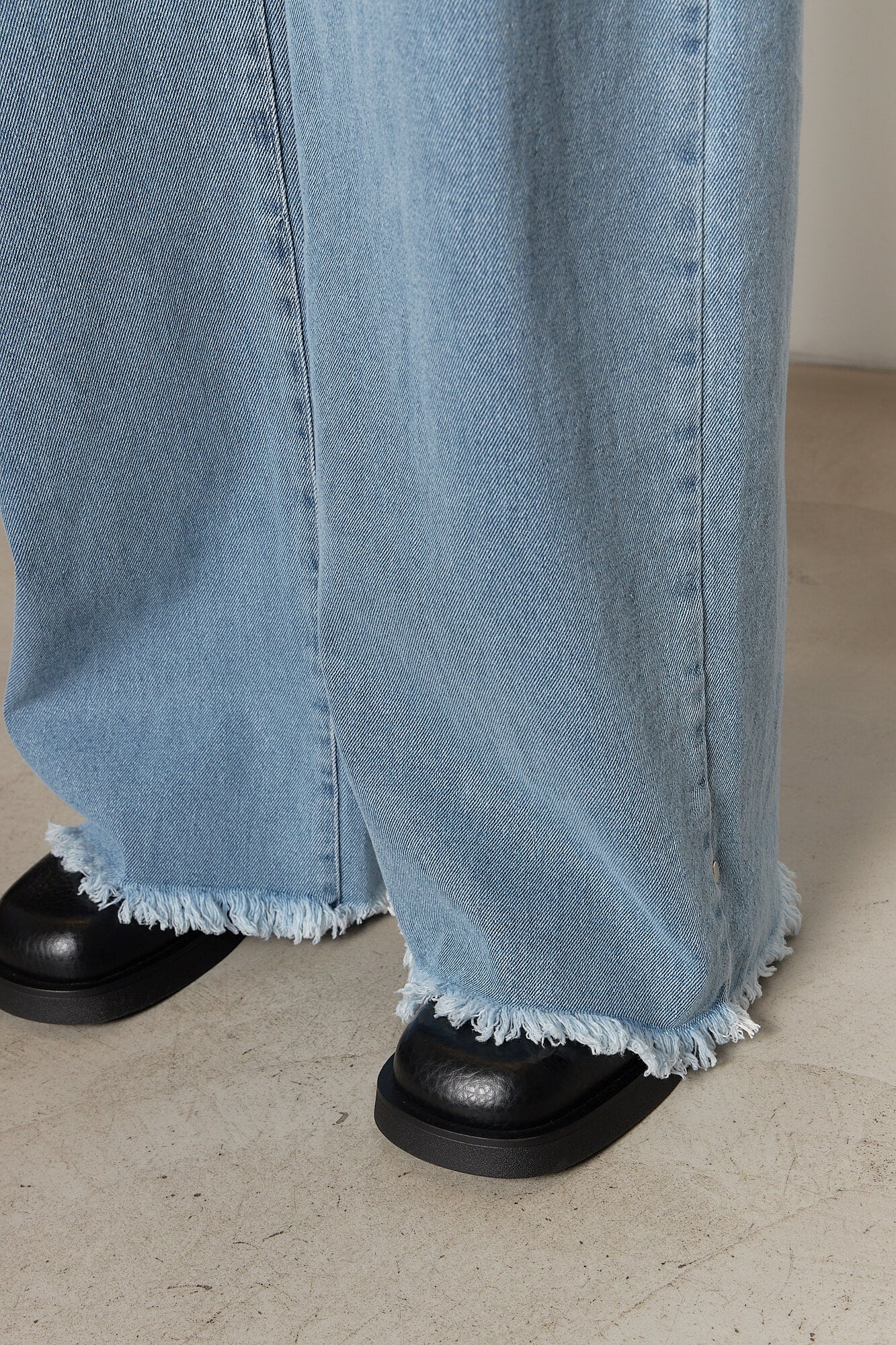 Denim Boyfriend Jeans with Patch Pockets