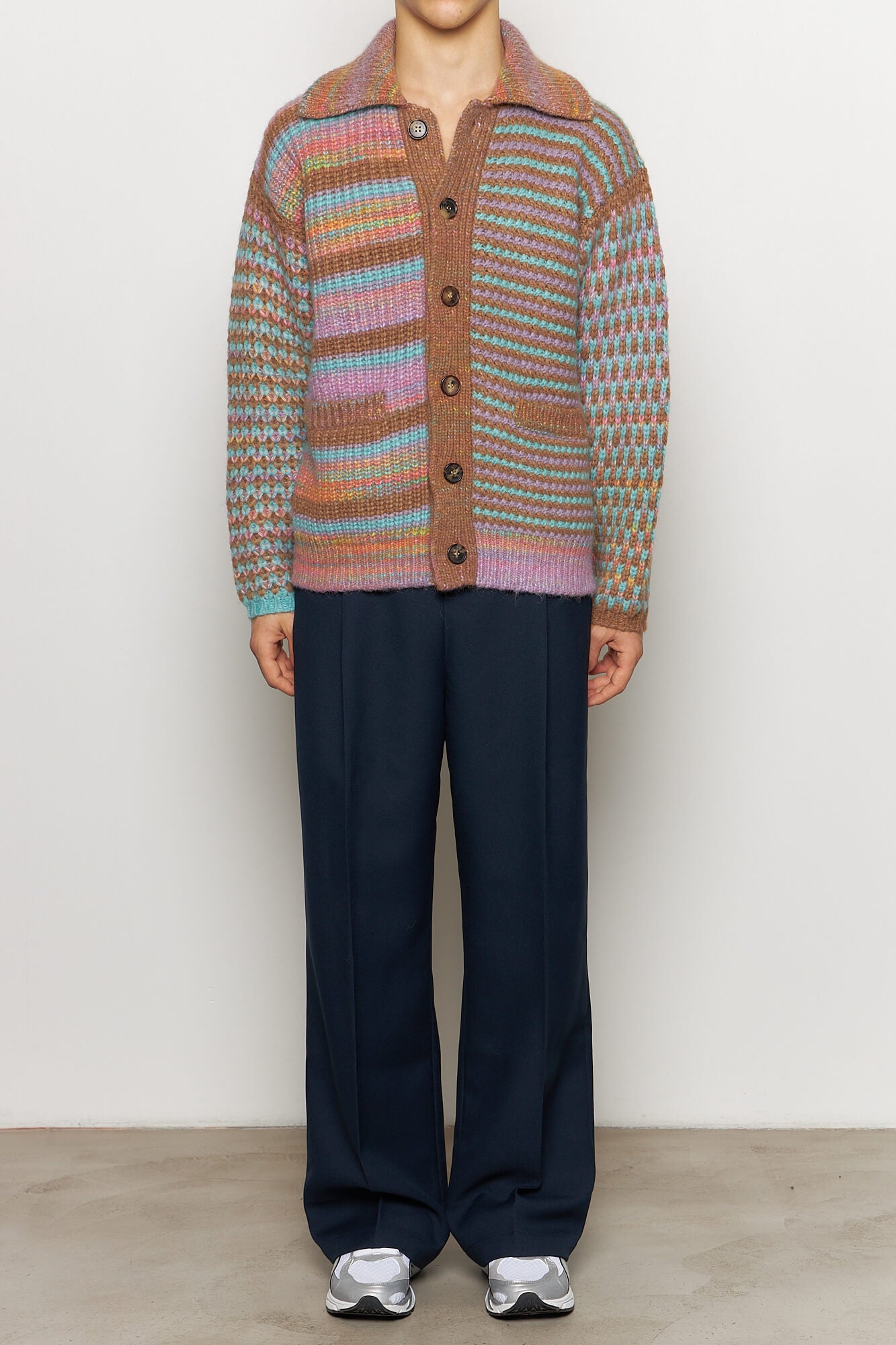 Knit Longsleeve Multicolour Jacket