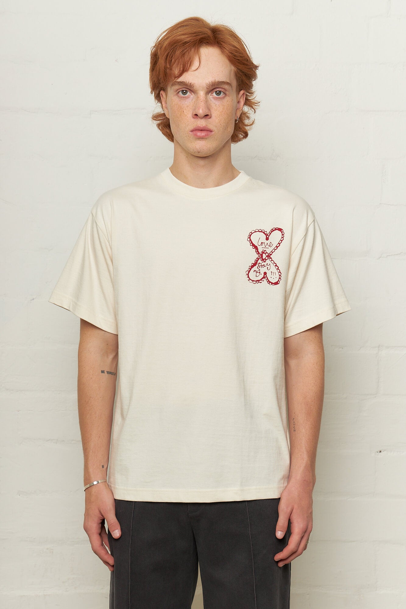 Grateful Tee Ecru Love Story