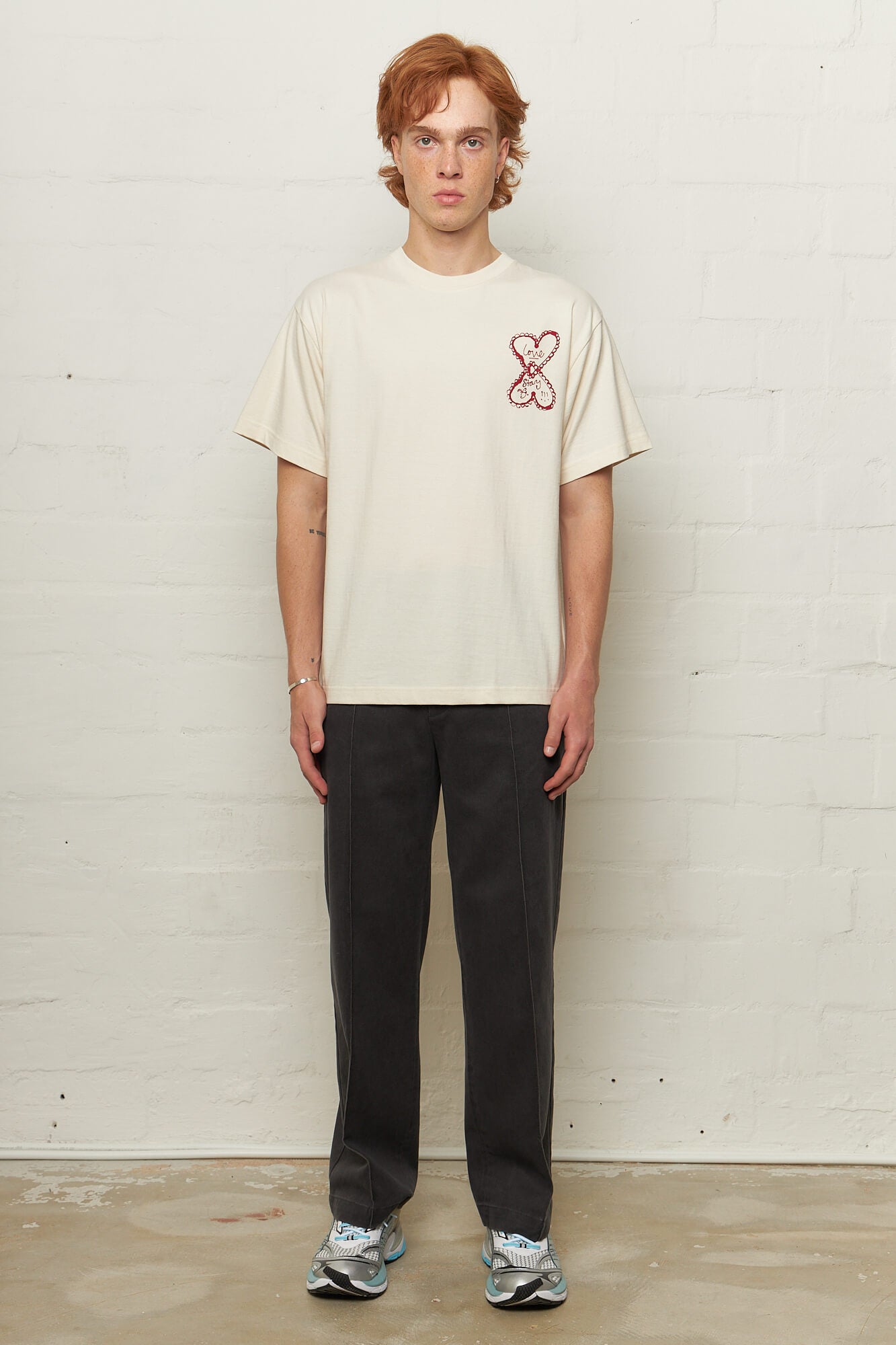 Grateful Tee Ecru Love Story