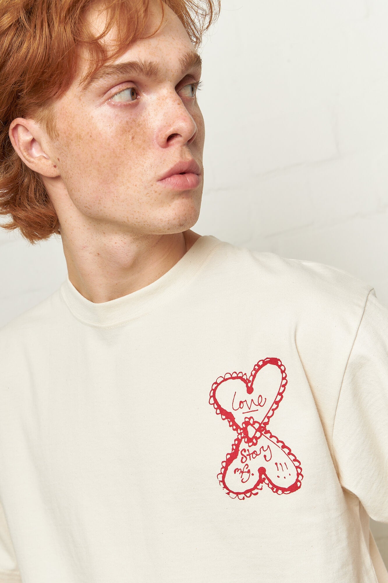 Grateful Tee Ecru Love Story
