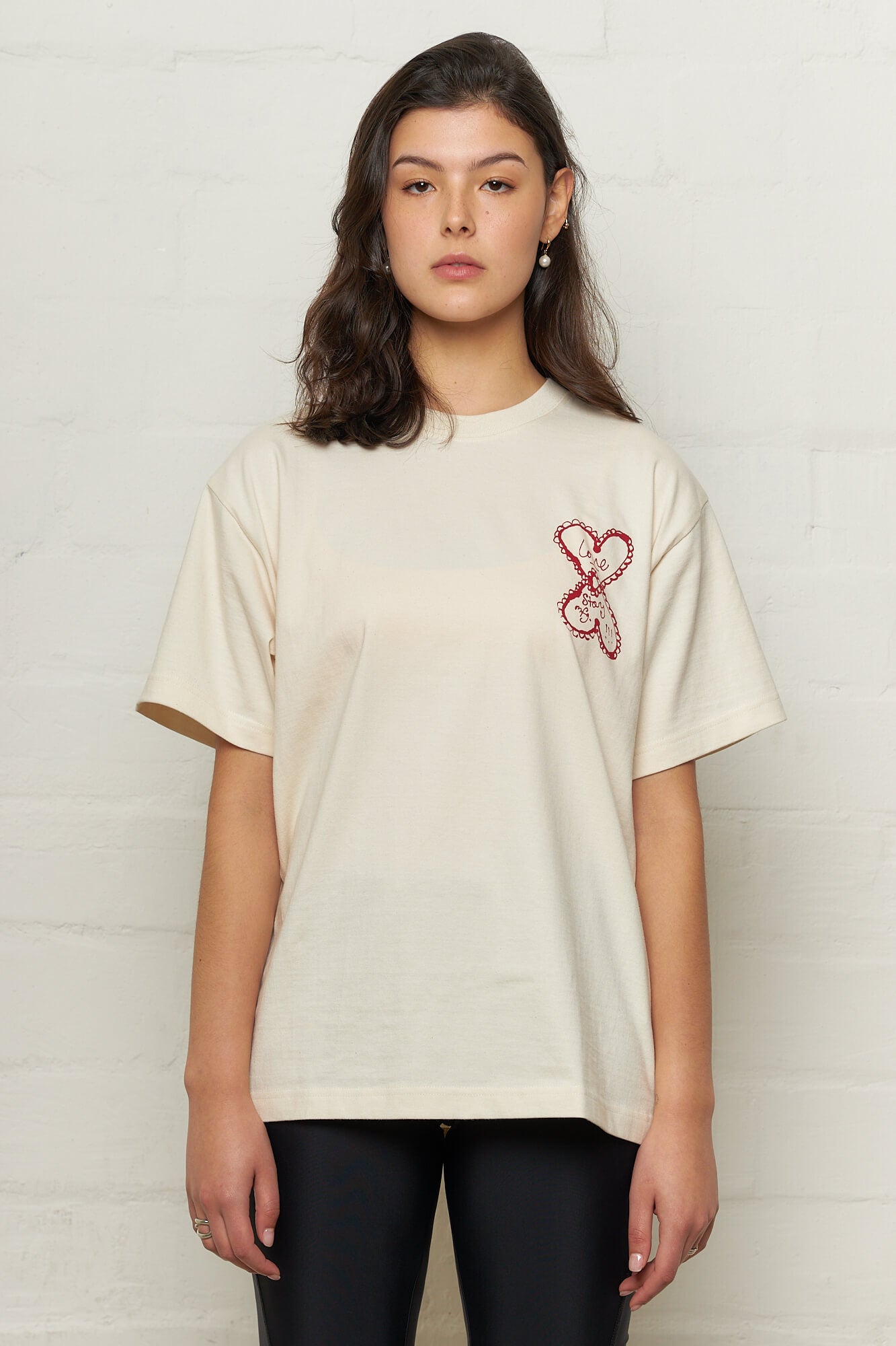 Grateful Tee Ecru Love Story