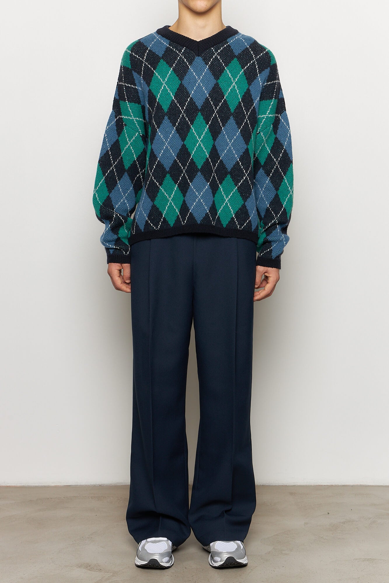 Gyle Knitted V-Neck Sweater