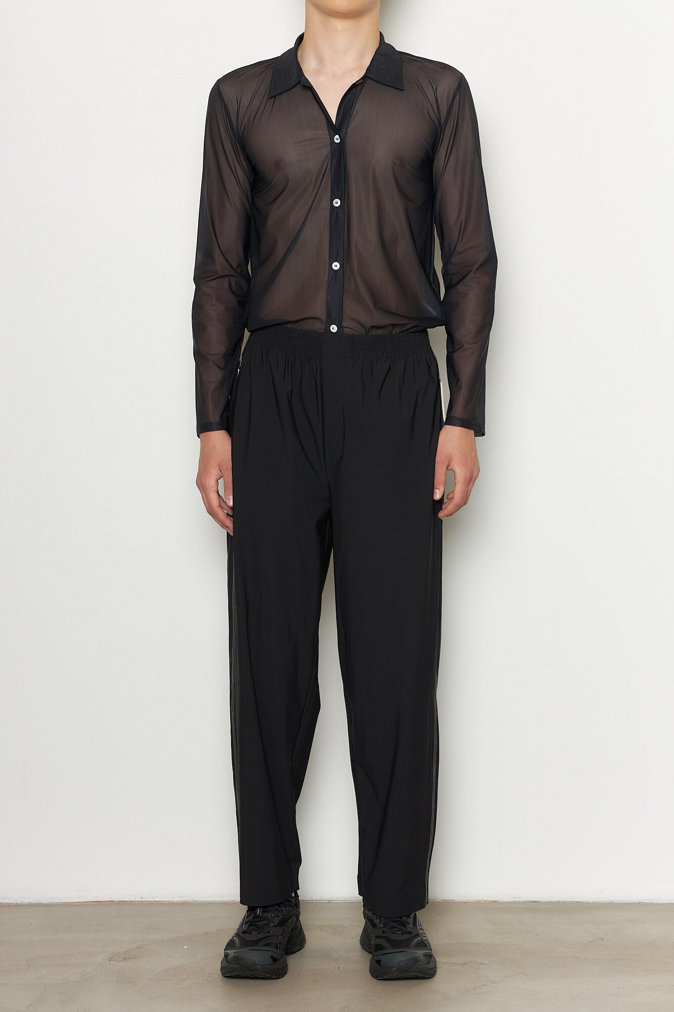 Elastic Tech Pants Black
