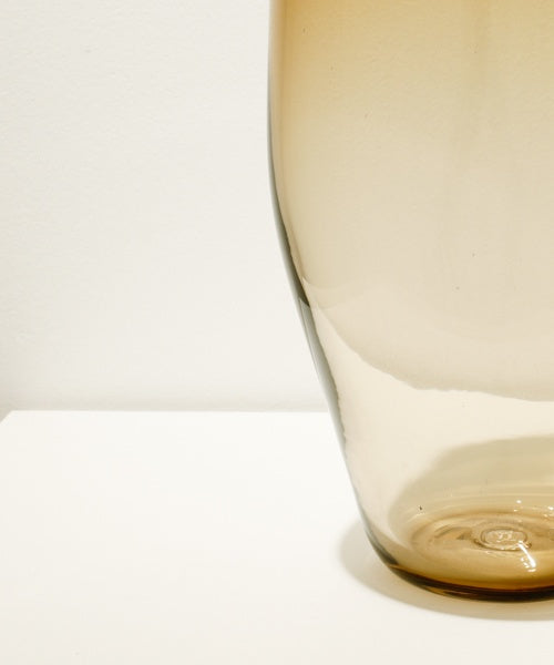 Vase Supernova IV Silver Smoke Red M