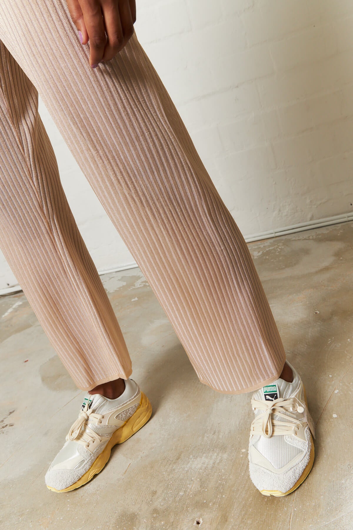 Slow Trouser Silver Gold Mix