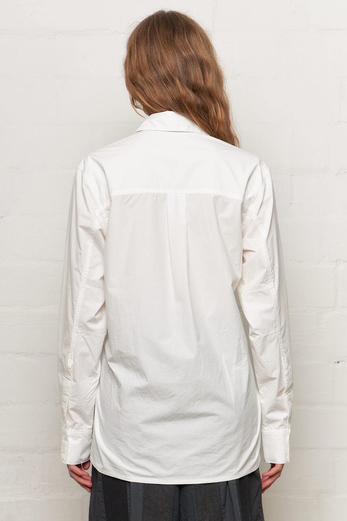 Shirt With Drawstring White