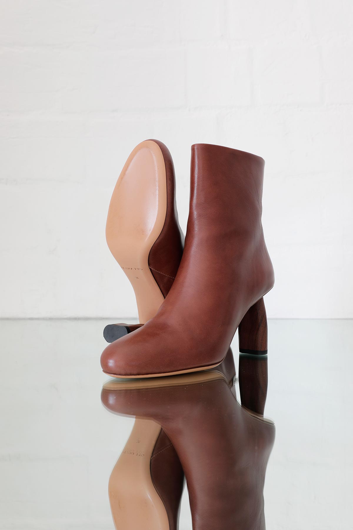 Sadie Boots Leather Chocolate