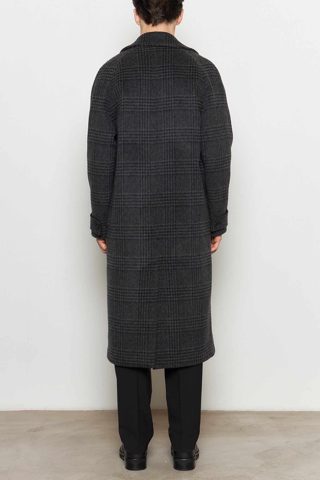 Another Coat 3.0 Grey Black Tartan