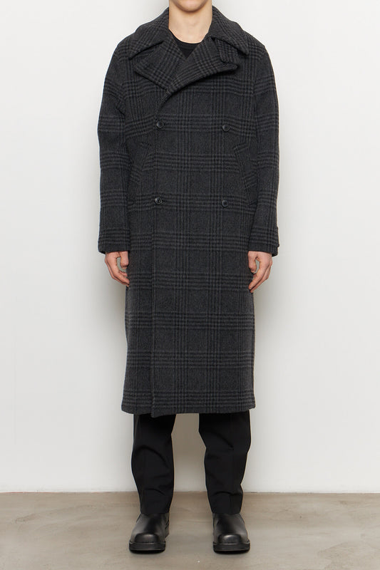 Another Coat 3.0 Grey Black Tartan