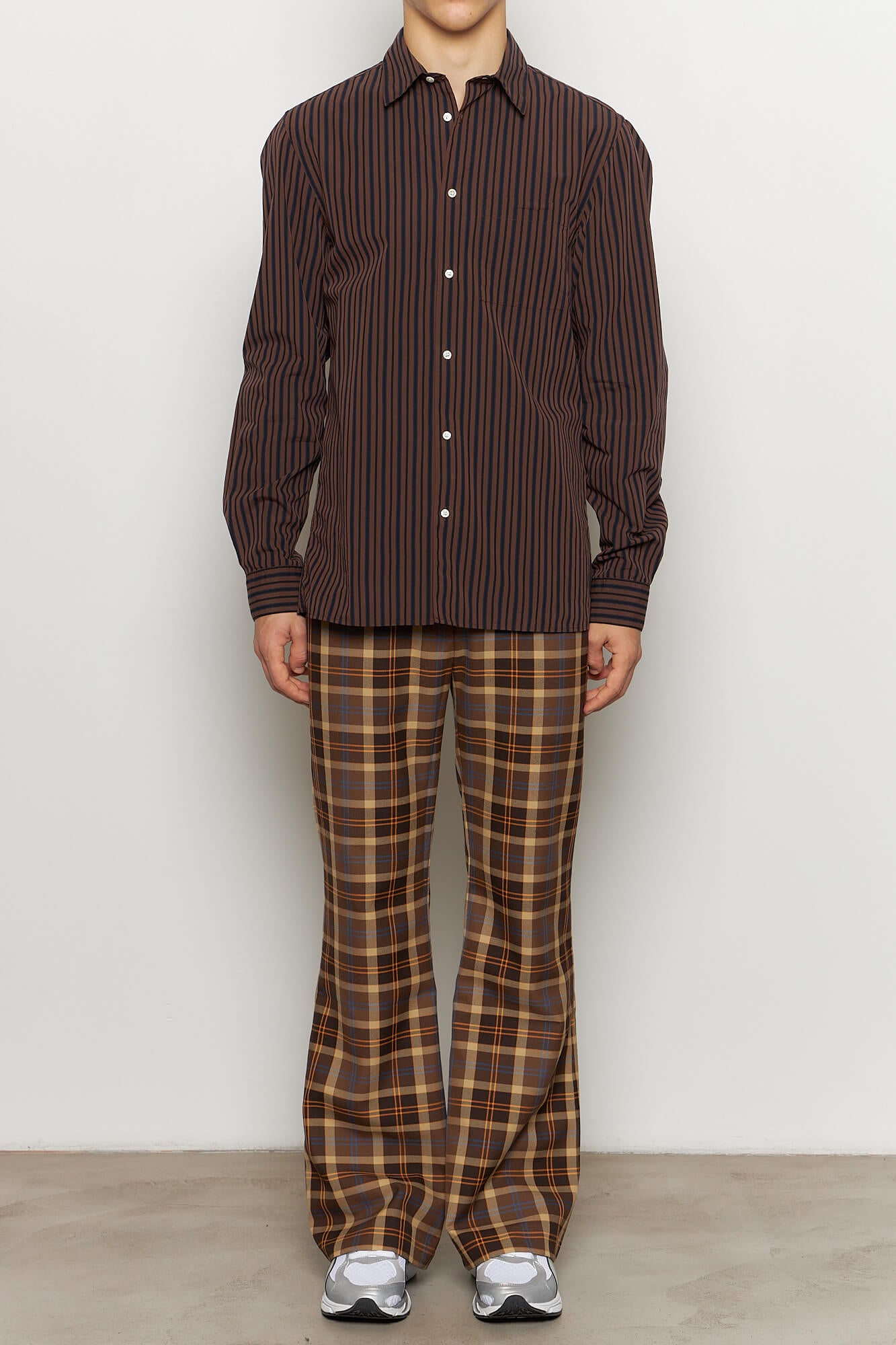 Another Shirt 3.0 Brown Black Stripe