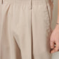 Ezio Beige Wide Leg Pants