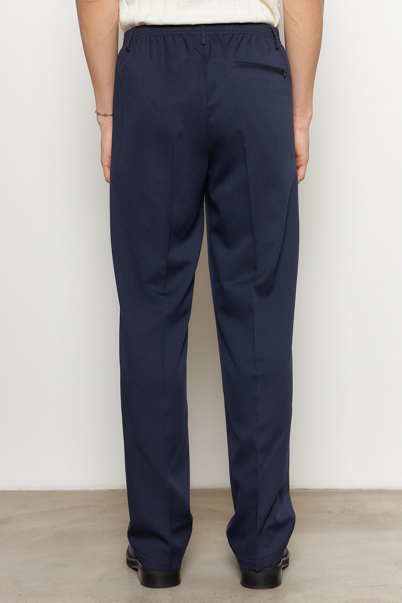 Ezio Navy Wide Leg Pants