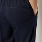 Ezio Navy Wide Leg Pants