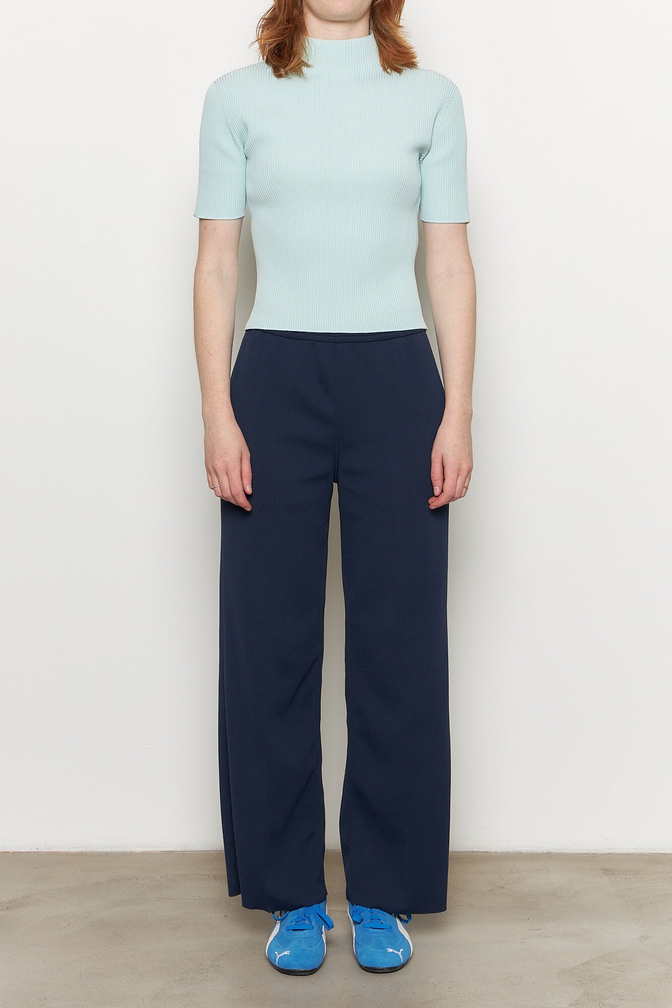 Milan Wide Pants Navy