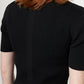 Portrait Short Sleeve Top Black
