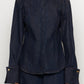 Ira Pointed Collar Denim Shirt