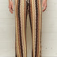 Corey Elasticated Trousers Brown Wave