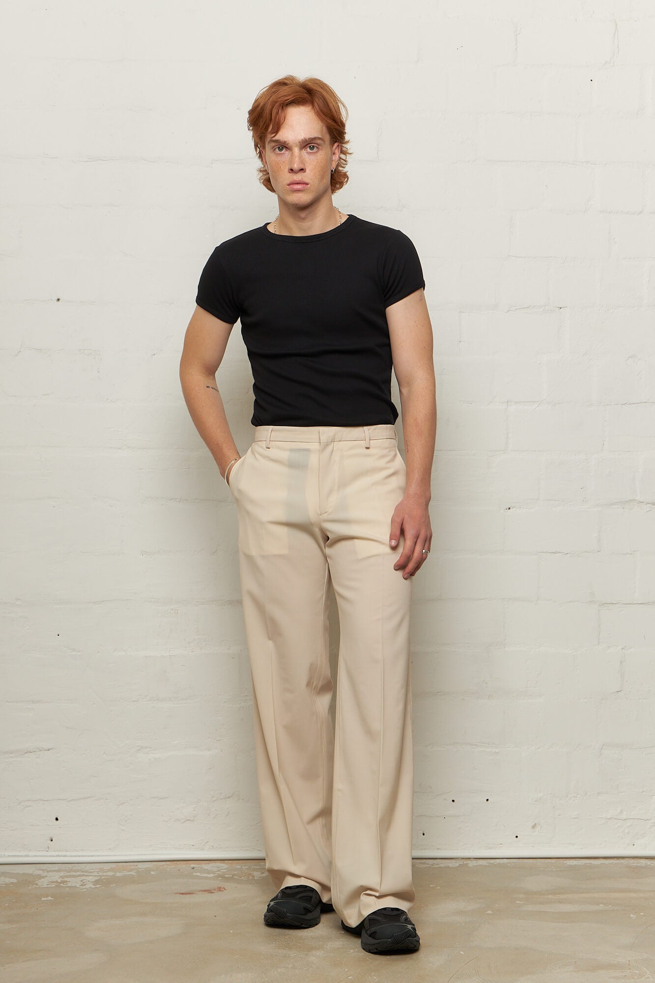 Otto Wide Leg Trousers Cream