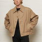 Roger Cropped Mac Coat Desert Beige