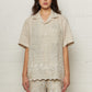 Ture Embroidered Shirt Linen White