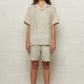 Ture Embroidered Shirt Linen White