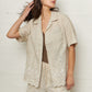 Ture Embroidered Shirt Linen White