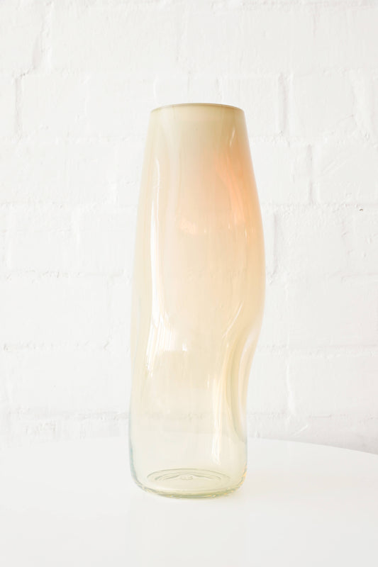 Vase Supernova IV XL Amber Iridescent