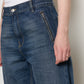 Palerma Biker Pants Blue Denim