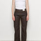 Peterson Brown Washed Mirror Pants