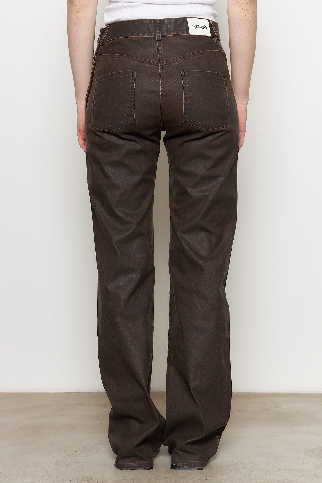 Peterson Brown Washed Mirror Pants