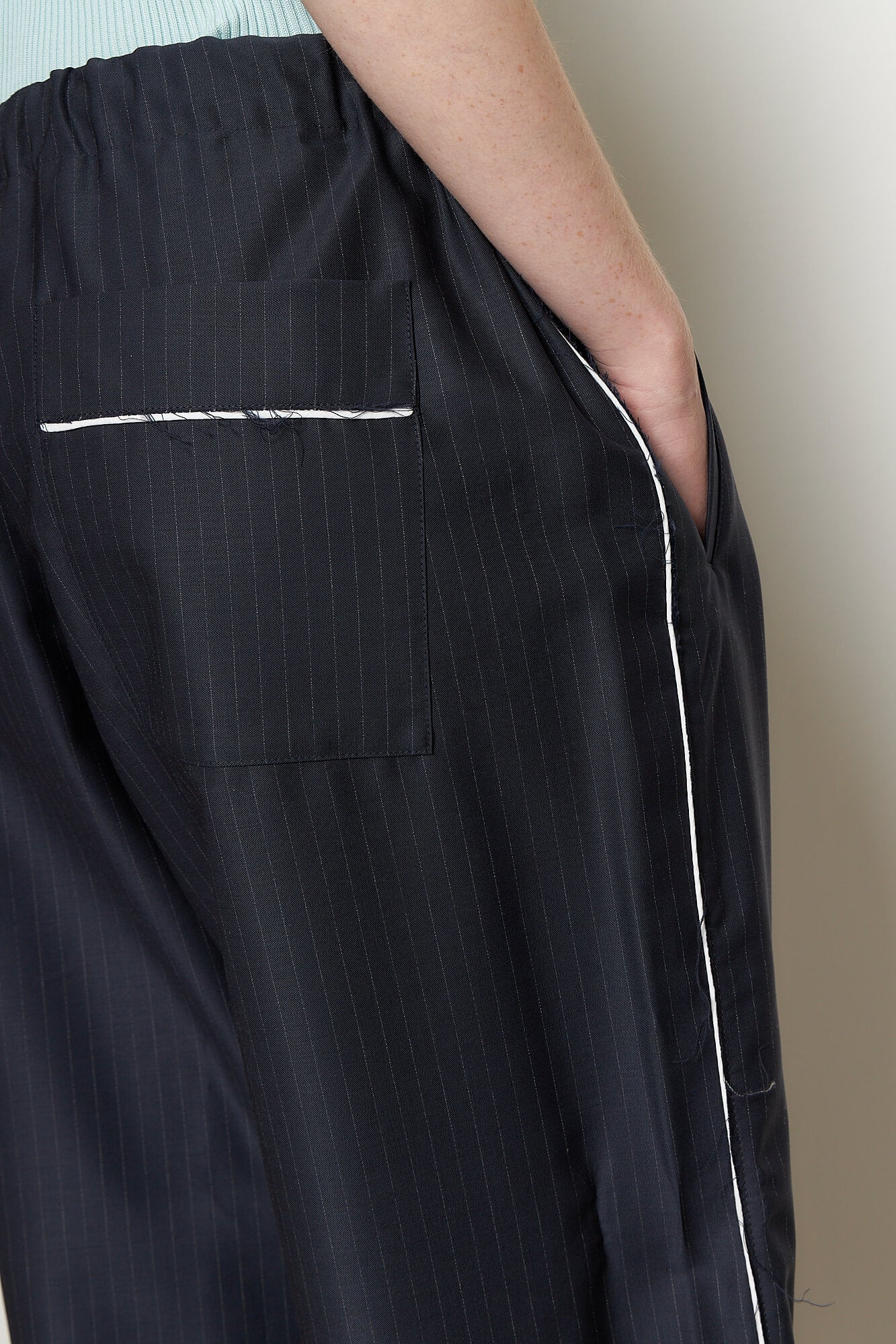 Pieter Navy White Stripes Pyjama Pants