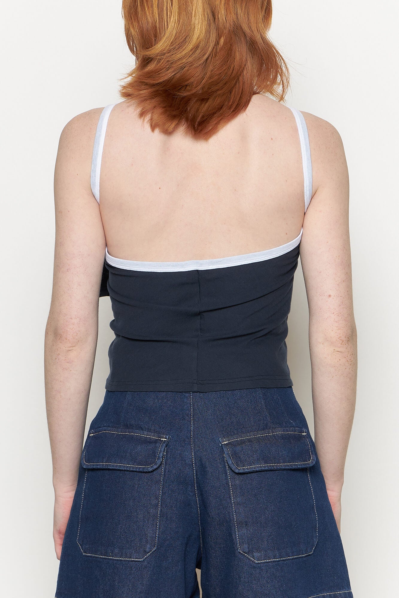 Timothee Dark Blue & White Crossing Marcel