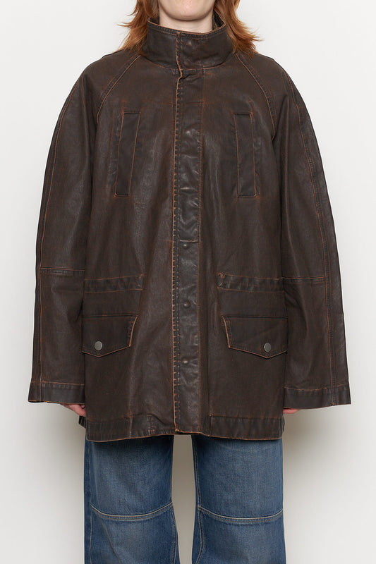 Vegas Brown Washed Jacket