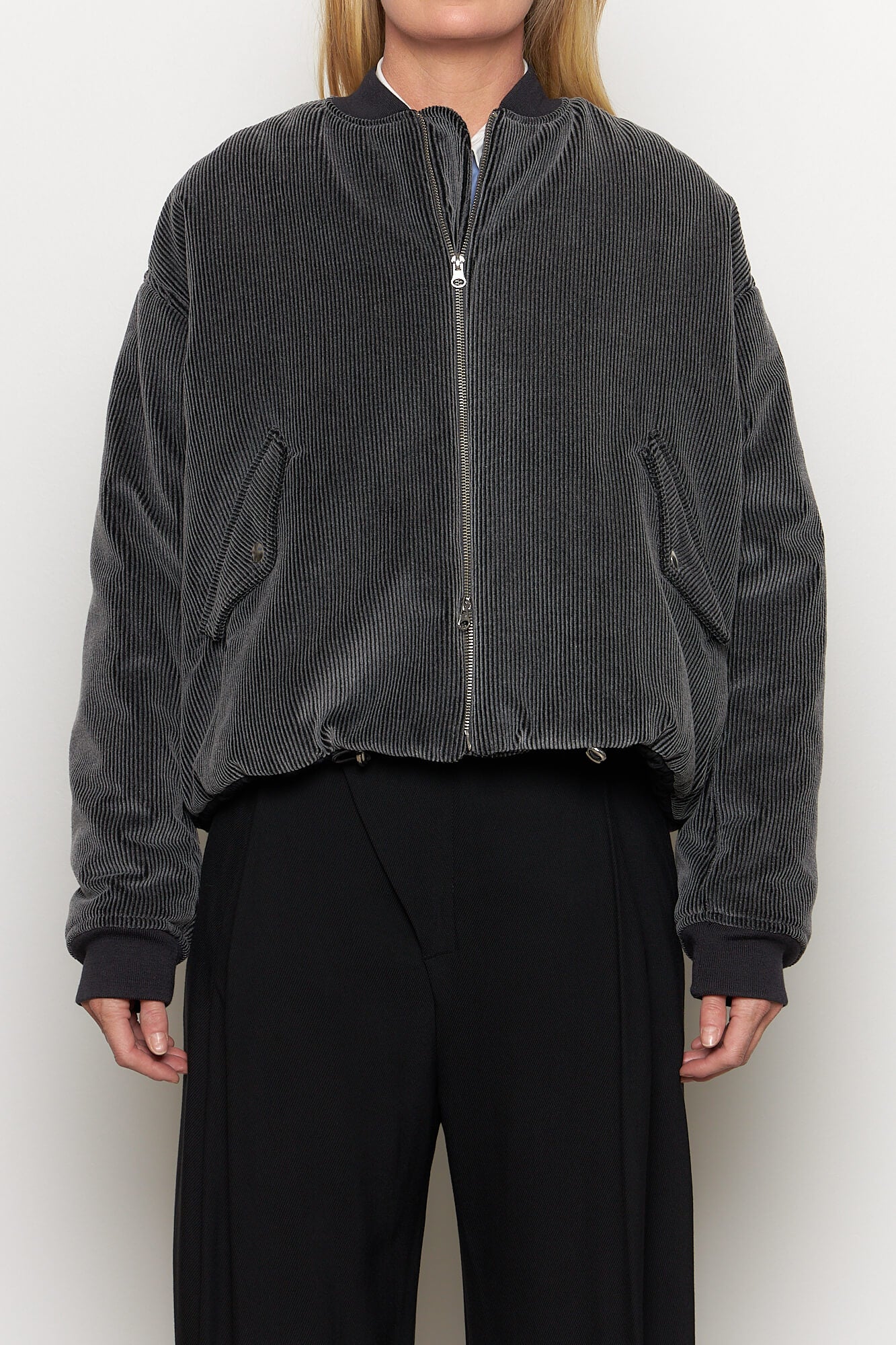 Macks Oversized Bomber Jacket