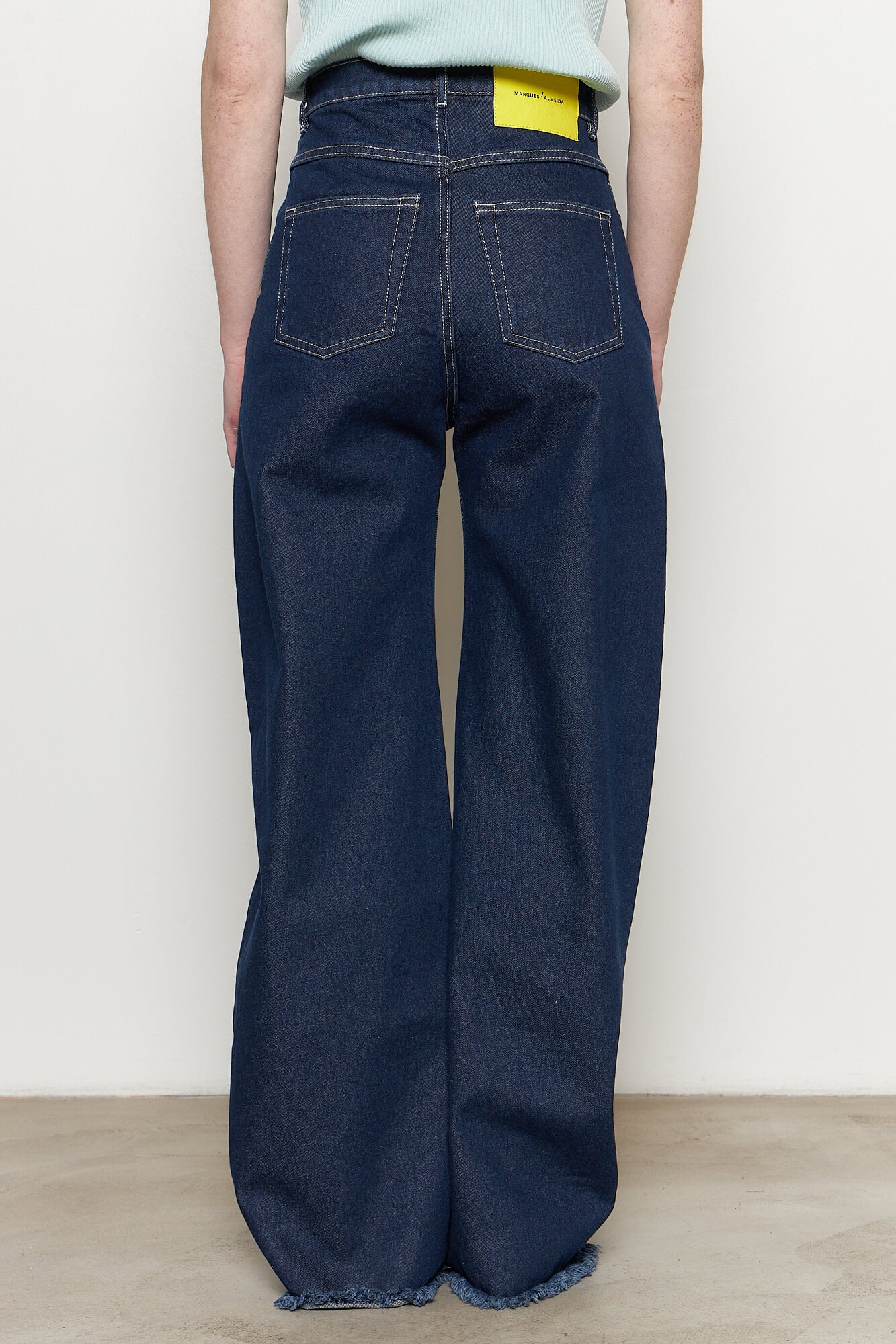 Indigo Denim Boyfriend Style Jeans