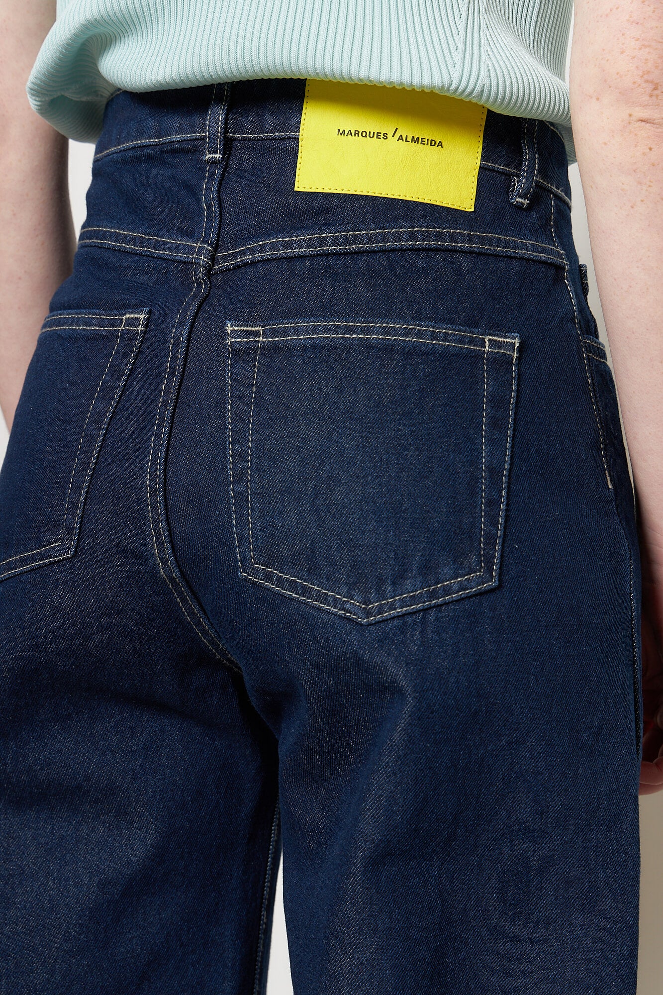 Indigo Denim Boyfriend Style Jeans