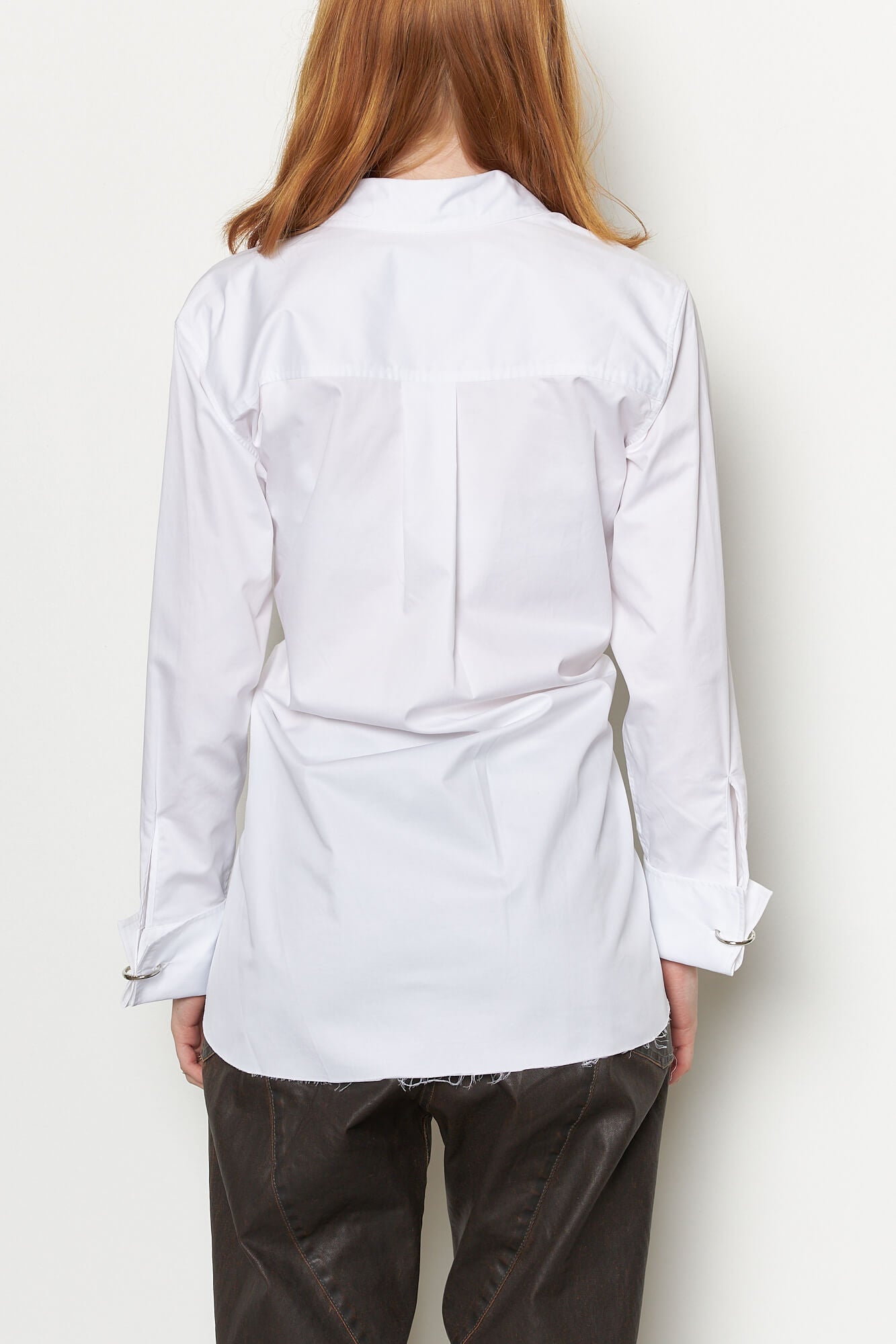 White Cotton Wrap Shirt
