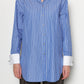 Blue Stripes Loose Fit Shirt