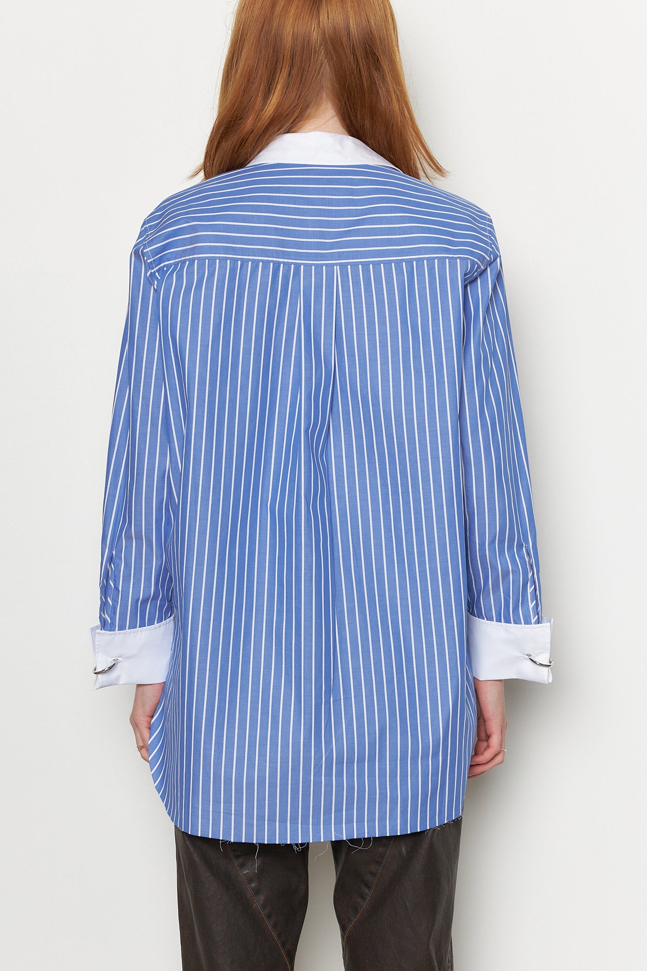 Blue Stripes Loose Fit Shirt