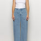 Denim Boyfriend Jeans with Patch Pockets
