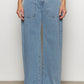 Denim Boyfriend Jeans with Patch Pockets
