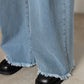 Denim Boyfriend Jeans with Patch Pockets