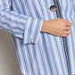 Mixed Stripes Overlaping Shirt